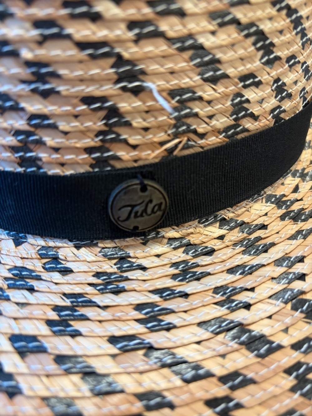 Vintage Tula Straw Sun Hat - Picture 2 of 3